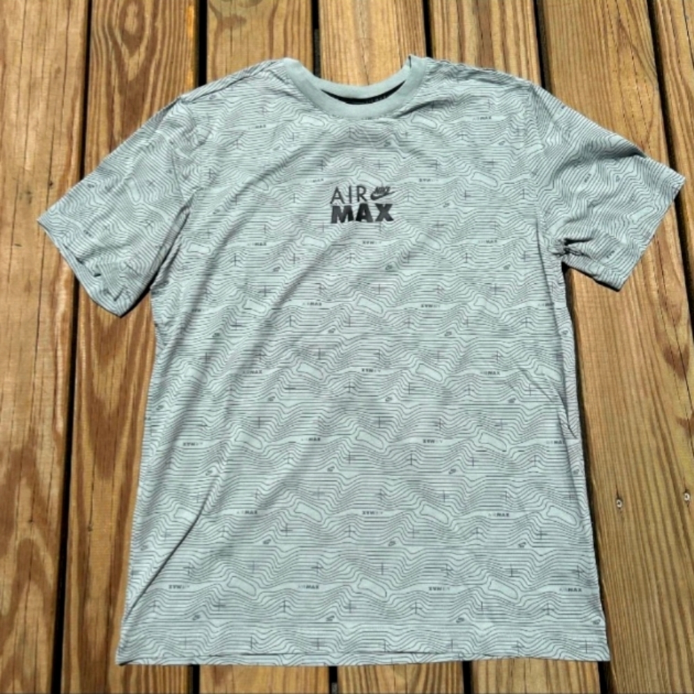 Nike Air Max Tshirt Topography design.